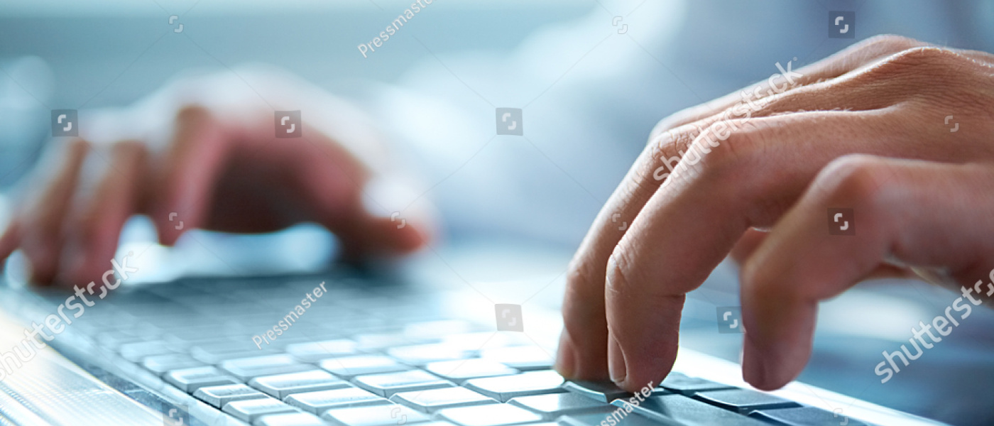 fingers typing image